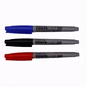 1PZ Marcatore permanente N50 - punta a scalpello da 8,00-15,40mm - blu