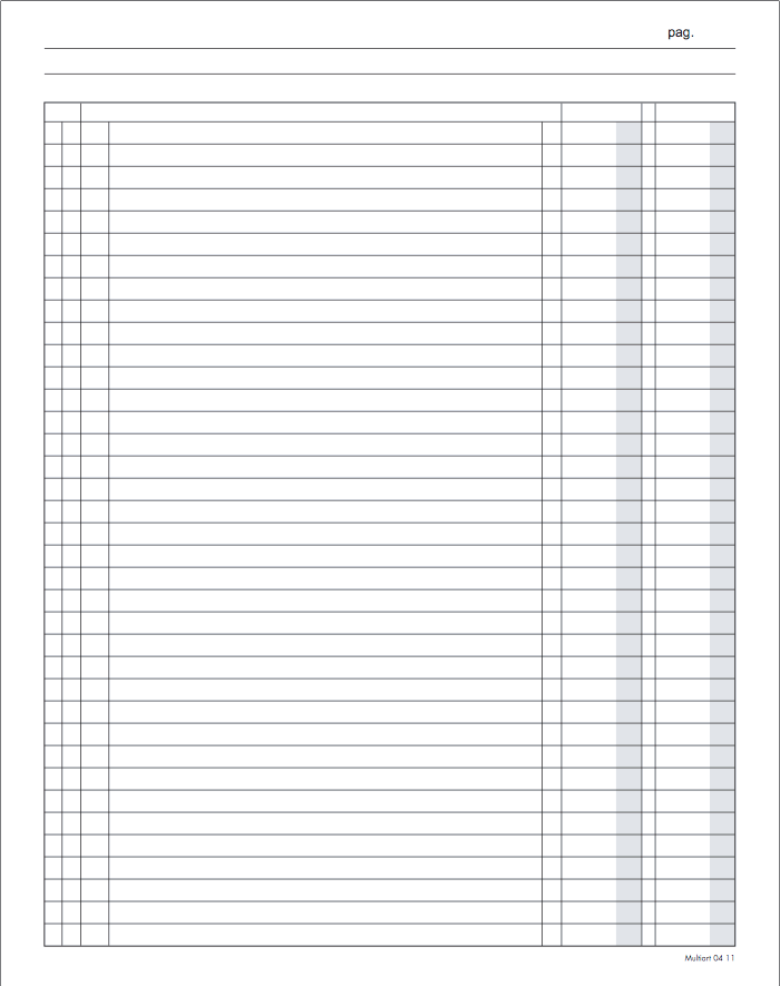 Registro libro giornale 0411