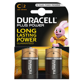 Batterie alcaline Plus Power mezza torcia