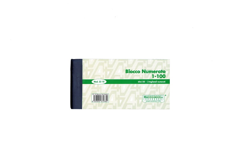 Blocco numerato 2310