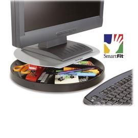 Supporto monitor Spin2 con portacessori grigio