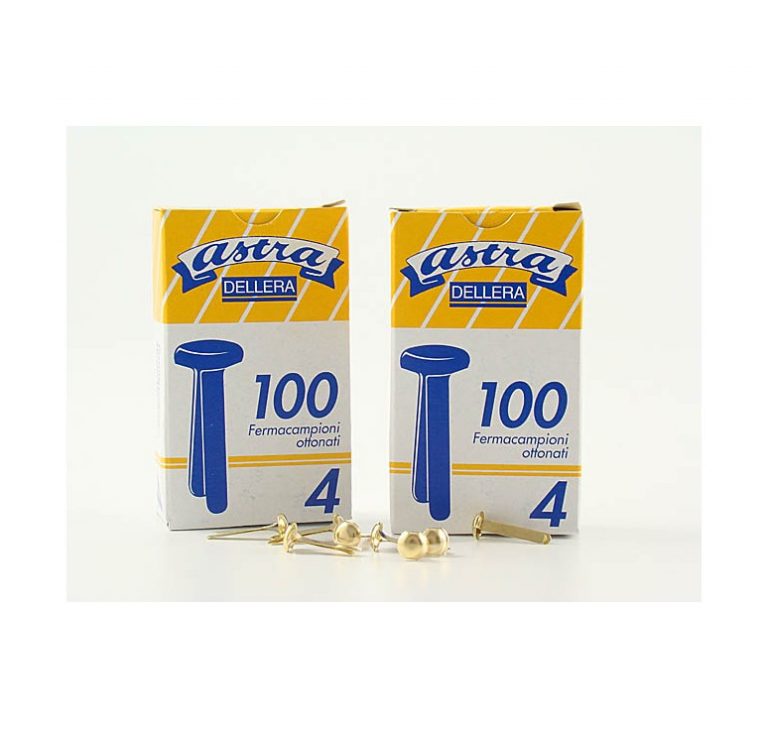 1.000 Fermacampioni Ottonati N°8 Leone Dell'Era - 38mm, Made In Italy, In 10 Scatole Da 100 - Foto 10