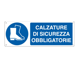 calzatura di sicurezza obbligatoria