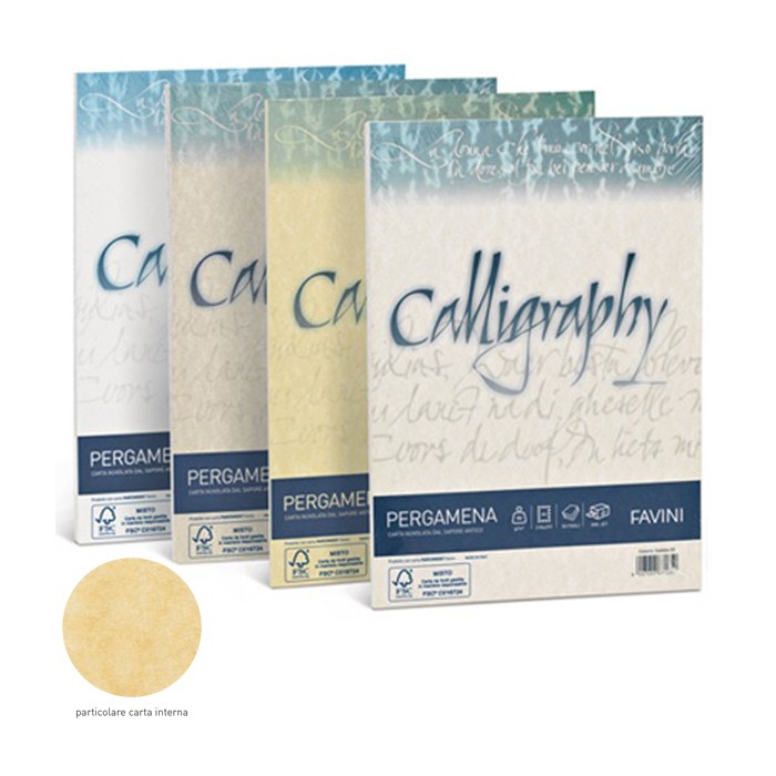carta calligraphy pergamena