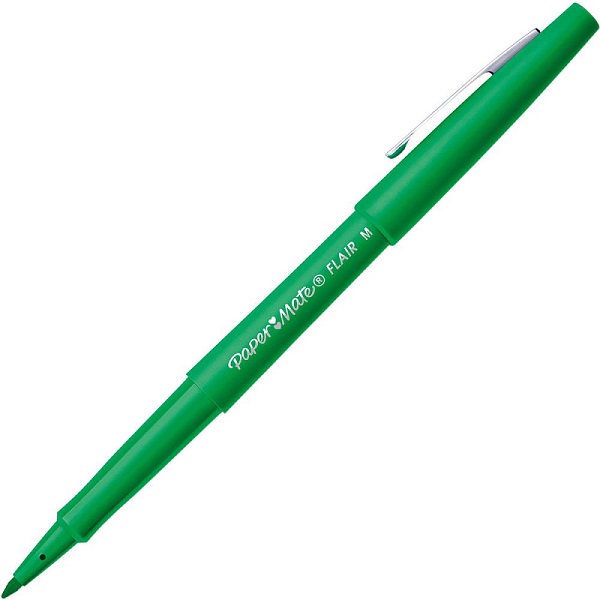 penna flair nylon verde