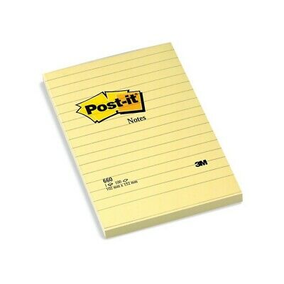 post-it giallo canary 102x152 righe