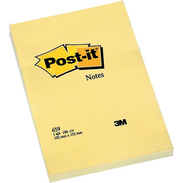 post-it giallo canary 102x152