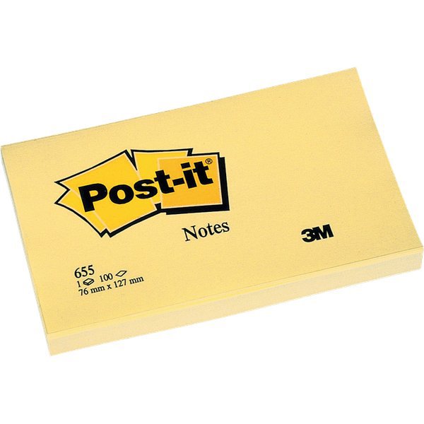 post-it giallo canary 76x127