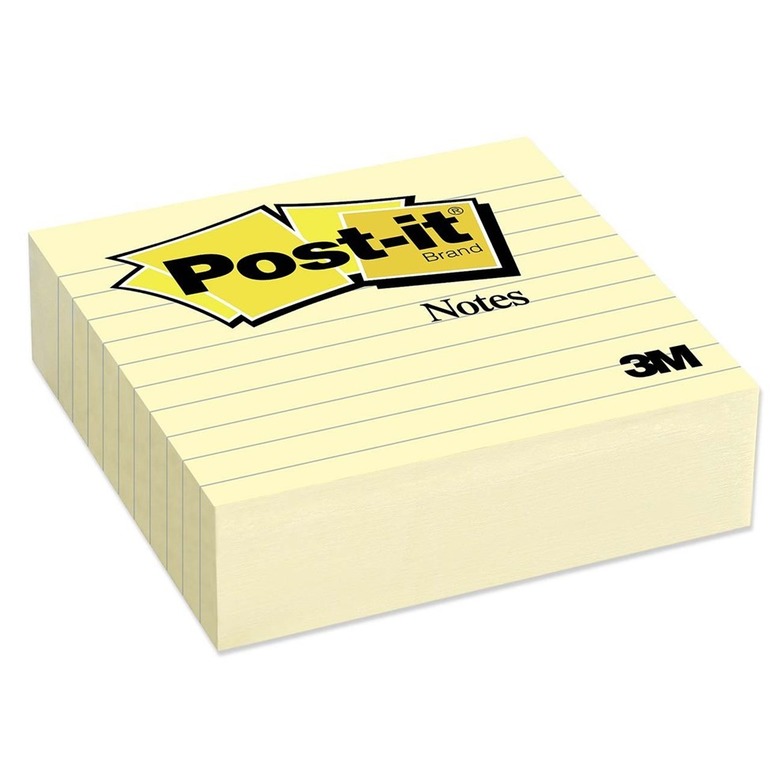 post-it giallo canary 76x76 righe