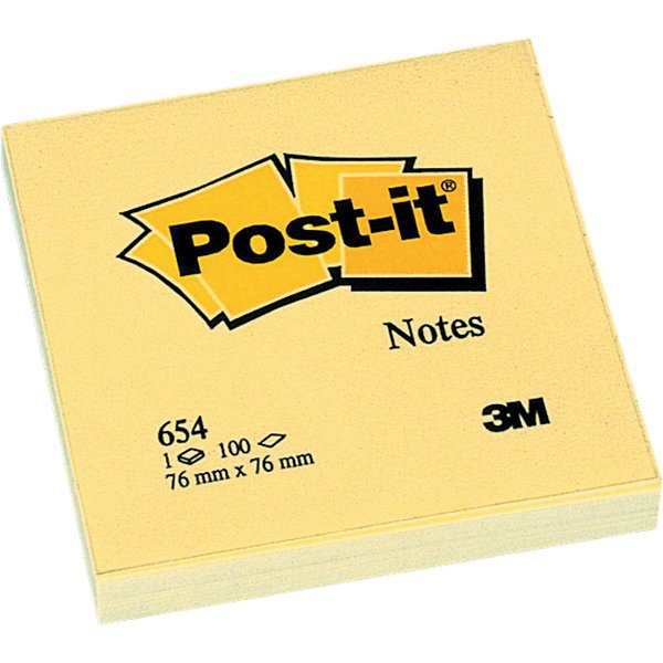 post-it giallo canary 76x76