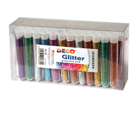 blister 50 flaconi glitter colori ass