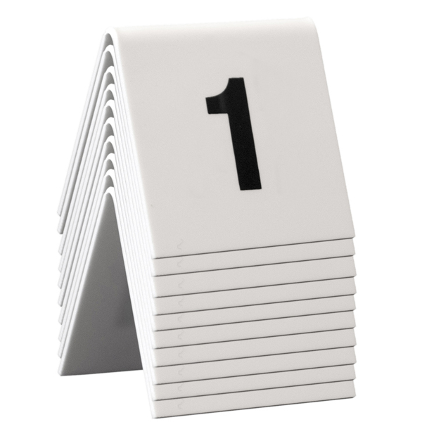 Numeri per tavoli da 1 a 10