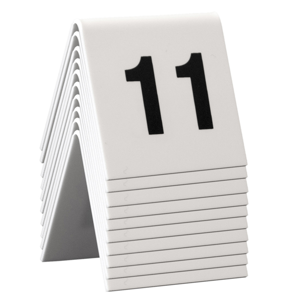 Numeri per tavoli da 11 a 20