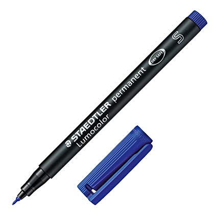 penna lumocolor S blu