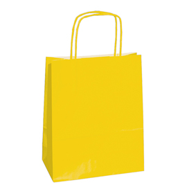 buste shopper in carta Giallo