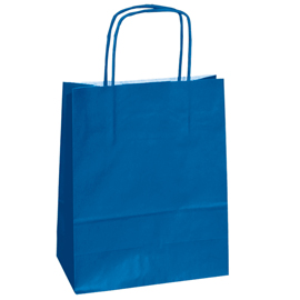 buste shopper in carta blu