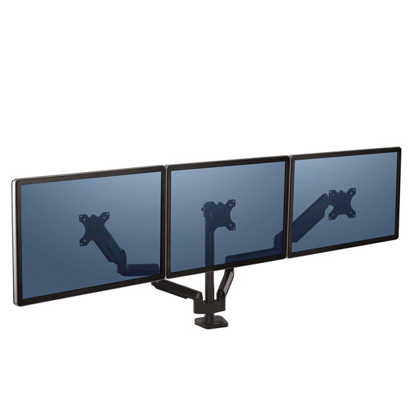 Braccio porta monitor triplo